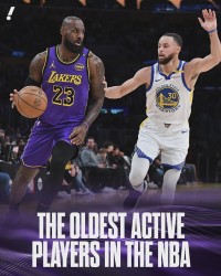 2025年休赛季现役最老的19名NBA球员，詹姆斯最老，库里第10